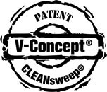 Kehrbesen V-conzept Patentsiegel
